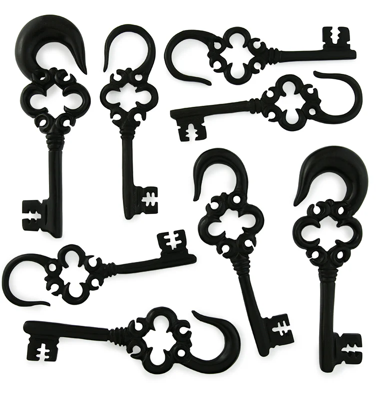 Antique Key Areng Wood Hangers - Mrs Treak