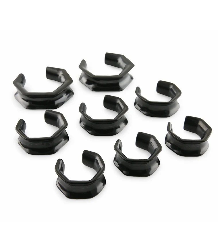 Black PVD Hex Saddles - Mrs Treak