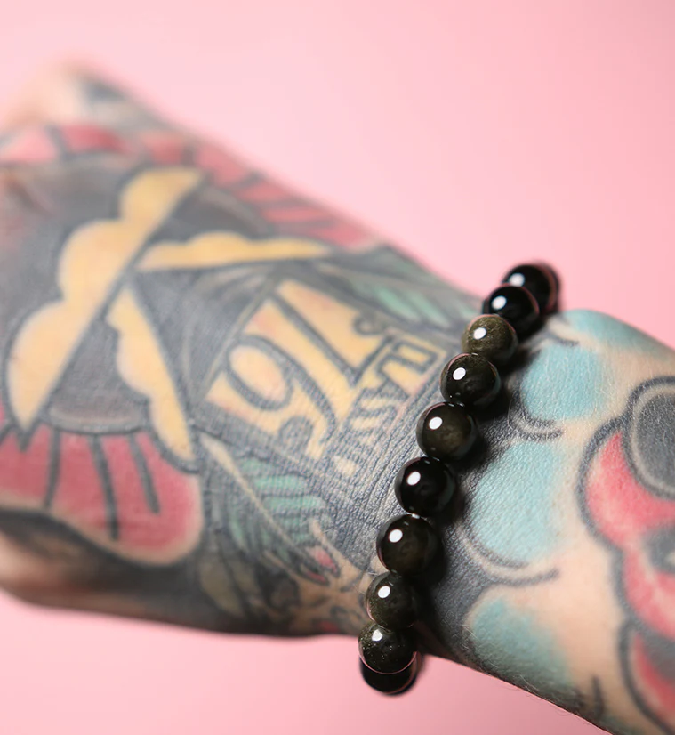 Golden Obsidian Bracelet - Mrs Treak