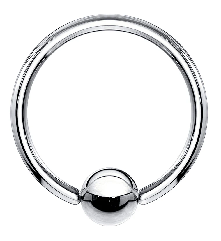 Stainless Steel Captive Ring - Mrs Treak