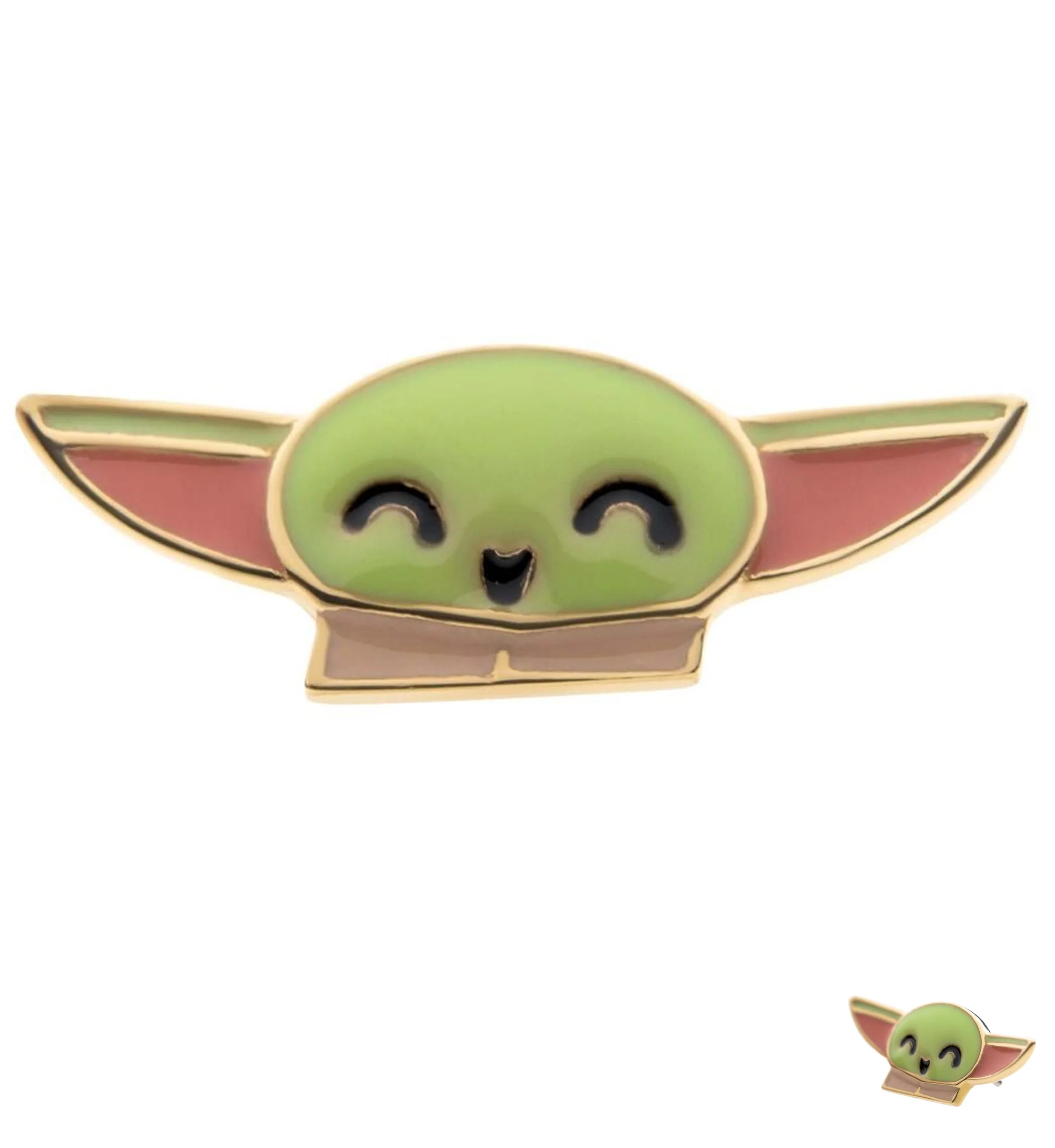 14kt Gold Happy Grogu Threadless Top - Mrs Treak