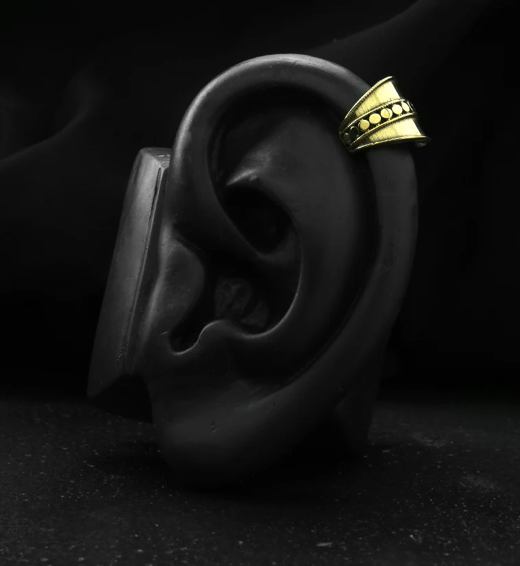 Belt Brass Ear Cuff - Mrs Treak