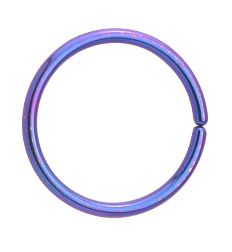 Blurple Niobium Seamless Ring - Mrs Treak