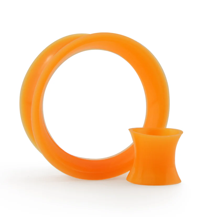 Orange Silicone Ear Skins - Mrs Treak