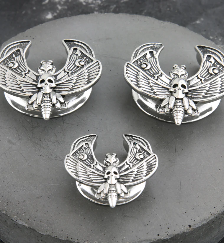 Death Moth Stainless Steel Saddles - Mrs Treak
