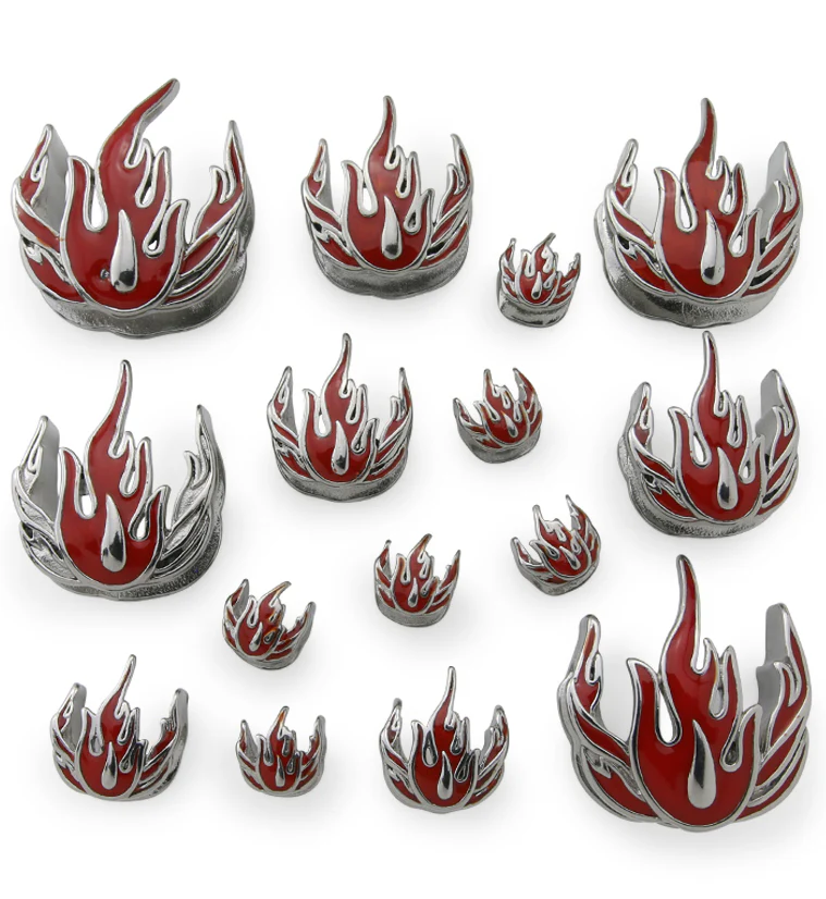 Flame Stainless Steel Saddles - Mrs Treak