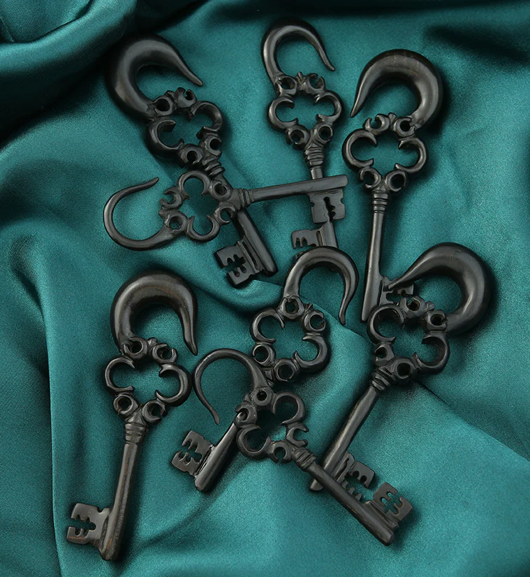 Antique Key Areng Wood Hangers - Mrs Treak