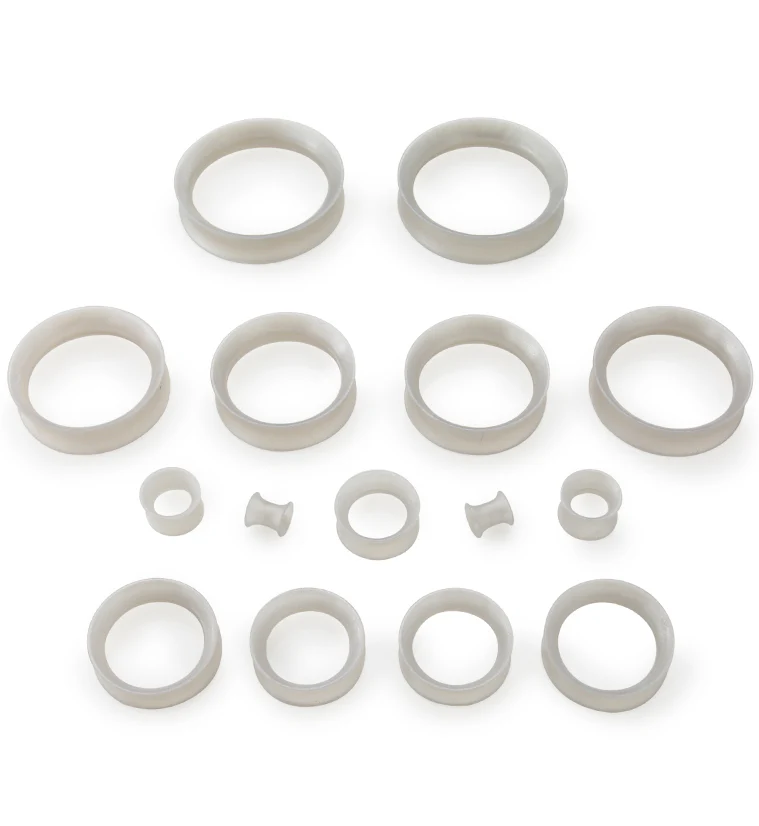 Kaos Silver Silicone Skin Eyelets - Mrs Treak