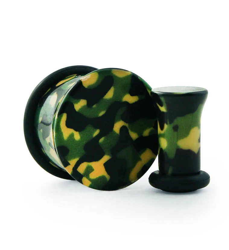 Camouflage Plugs - Single Flare - Mrs Treak