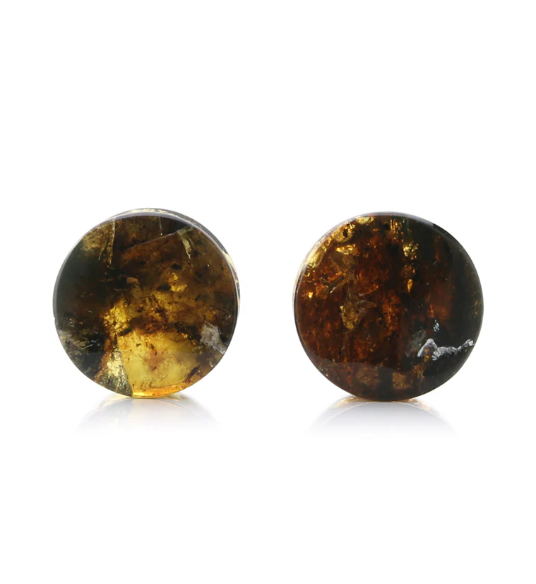 Chiapas Amber Plugs 5/8