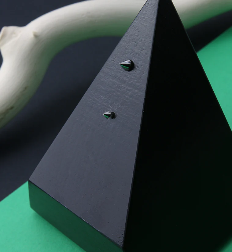 14kt All White Gold Spike Threadless Top - Mrs Treak