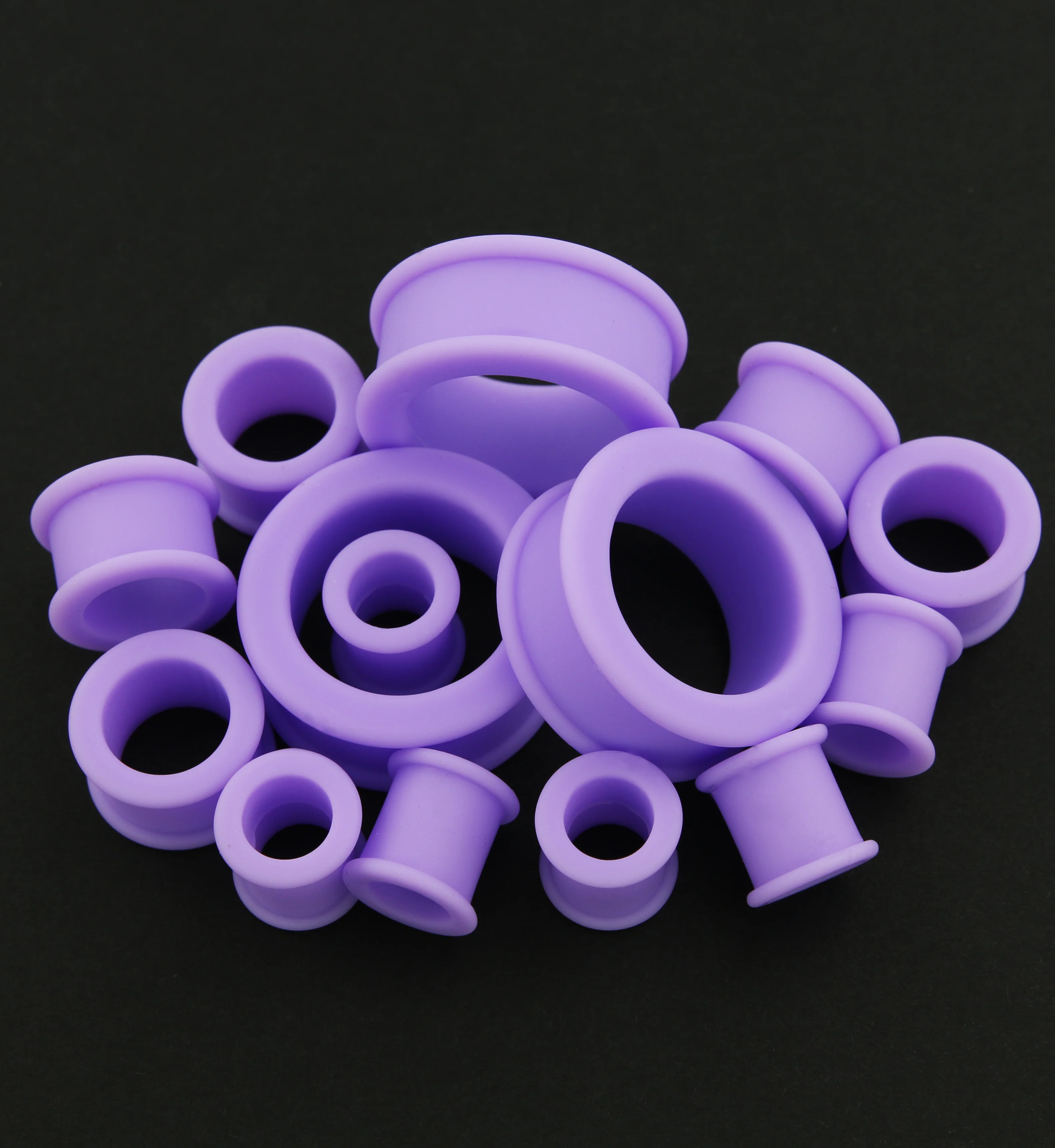 Lavender Purple Silicone Tunnels - Mrs Treak