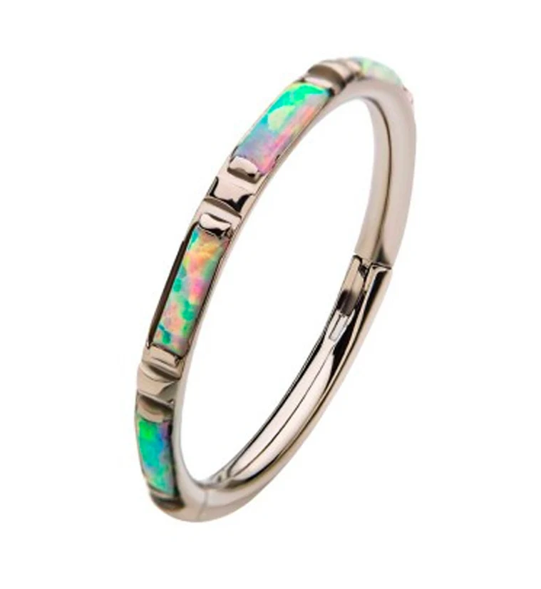 Gullion Opalite Hinged Segment Ring - Mrs Treak