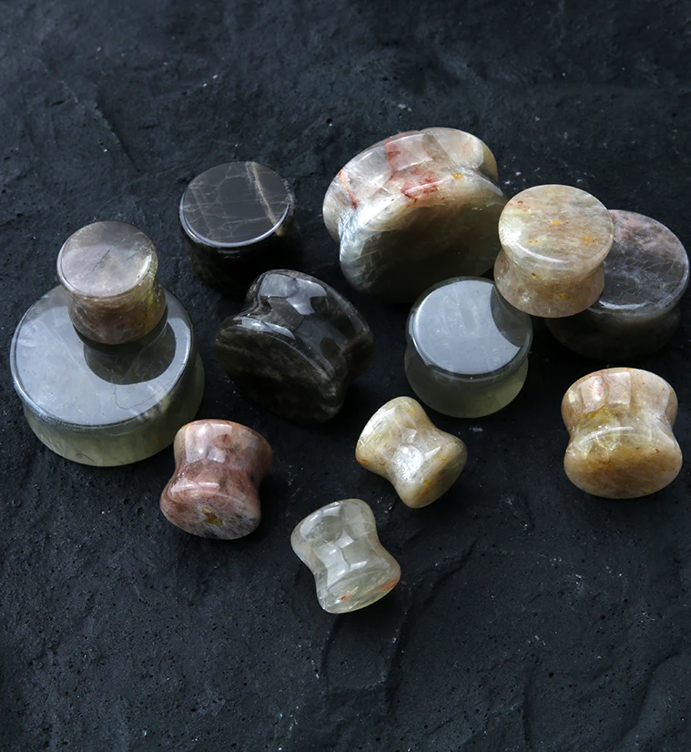 Black Moonstone Plugs - Mrs Treak