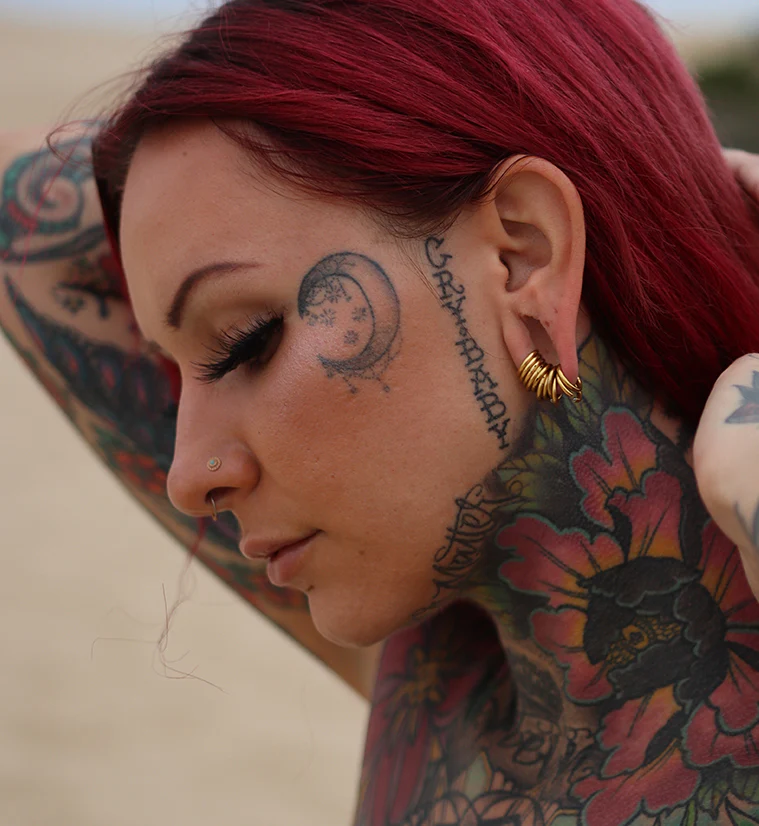 20pc Set of Gold PVD Titanium Stacked Rings - Mrs Treak