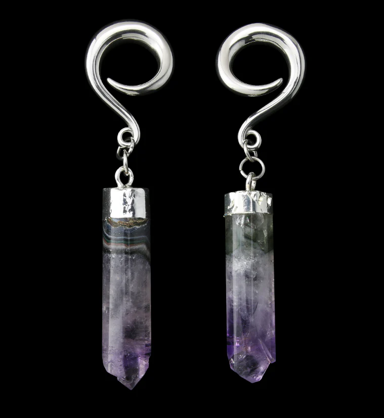 Amethyst Tower Hangers - Mrs Treak
