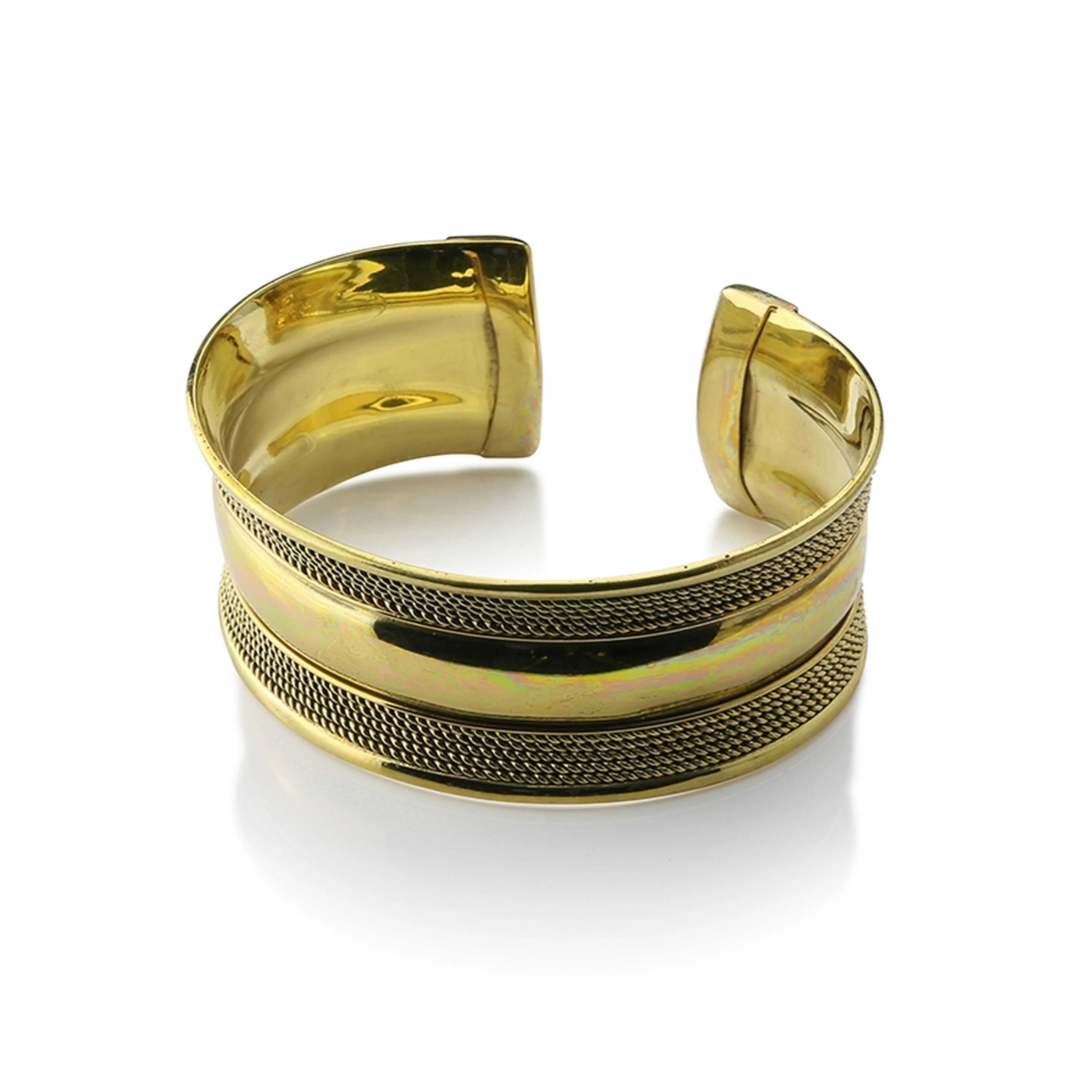 Yali Brass Bangle - Mrs Treak