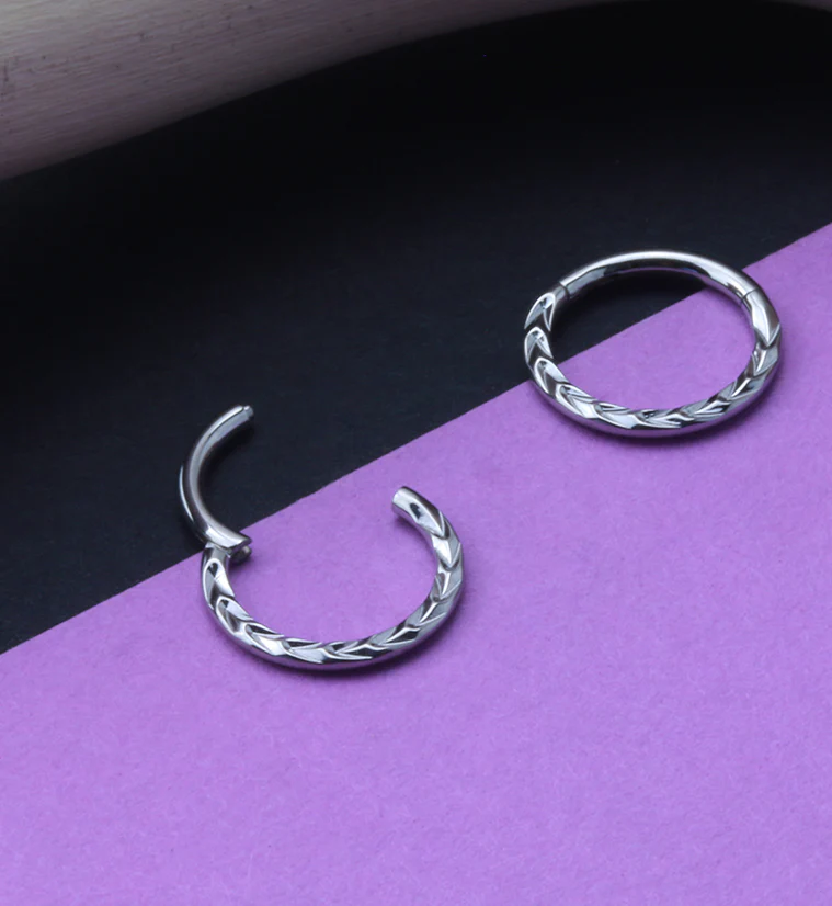 Braided Hinged Segment Ring - Mrs Treak