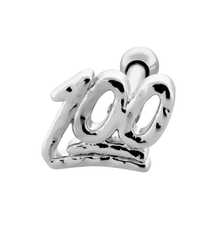 Hammered 100 Cartilage Barbell - Mrs Treak