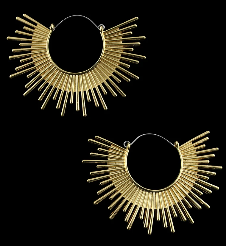 20G Golden Stark Plug Hoops - Mrs Treak