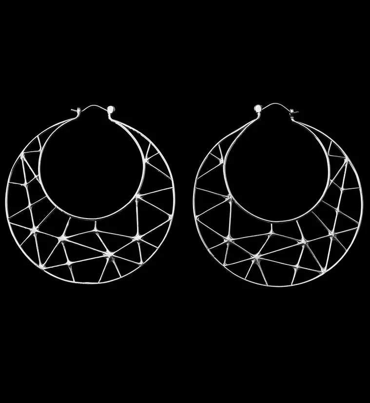 Silver Traverse Titanium Hangers - Earrings - Mrs Treak