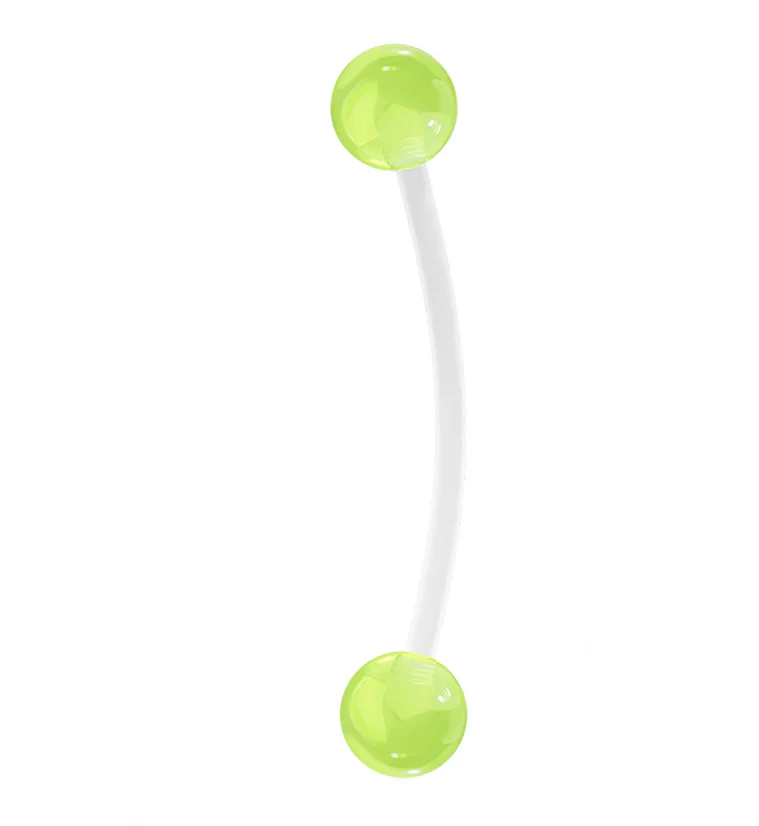 Green Bioflex Glow in the Dark Barbell - Mrs Treak