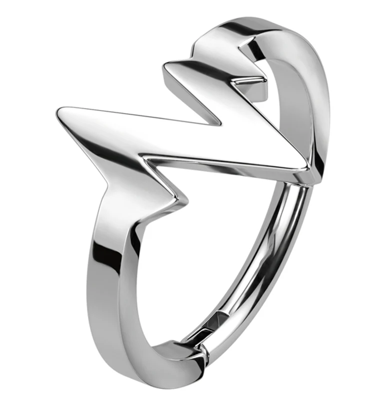 Pulse Stainless Steel Hinged Segment Ring - Mrs Treak