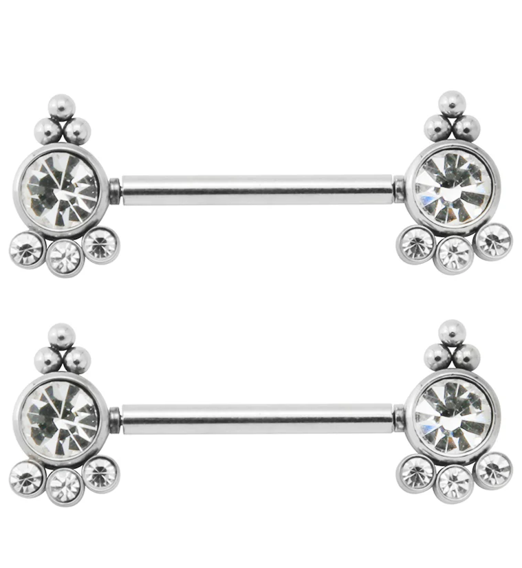 14G Trilogy Threadless Nipple Ring Barbells - Mrs Treak