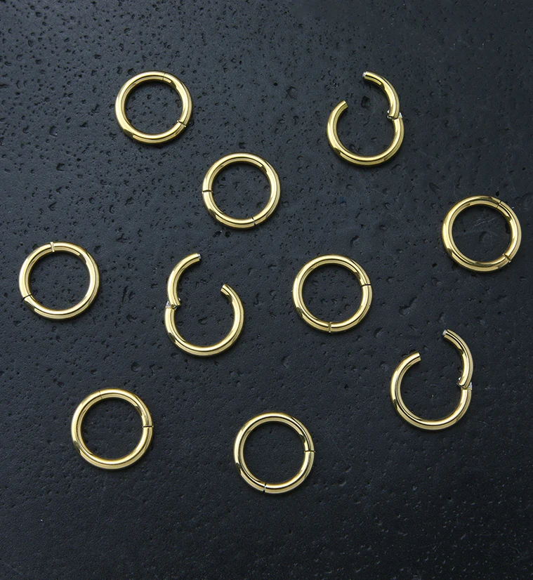 20pc Set of Gold PVD Titanium Stacked Rings - Mrs Treak
