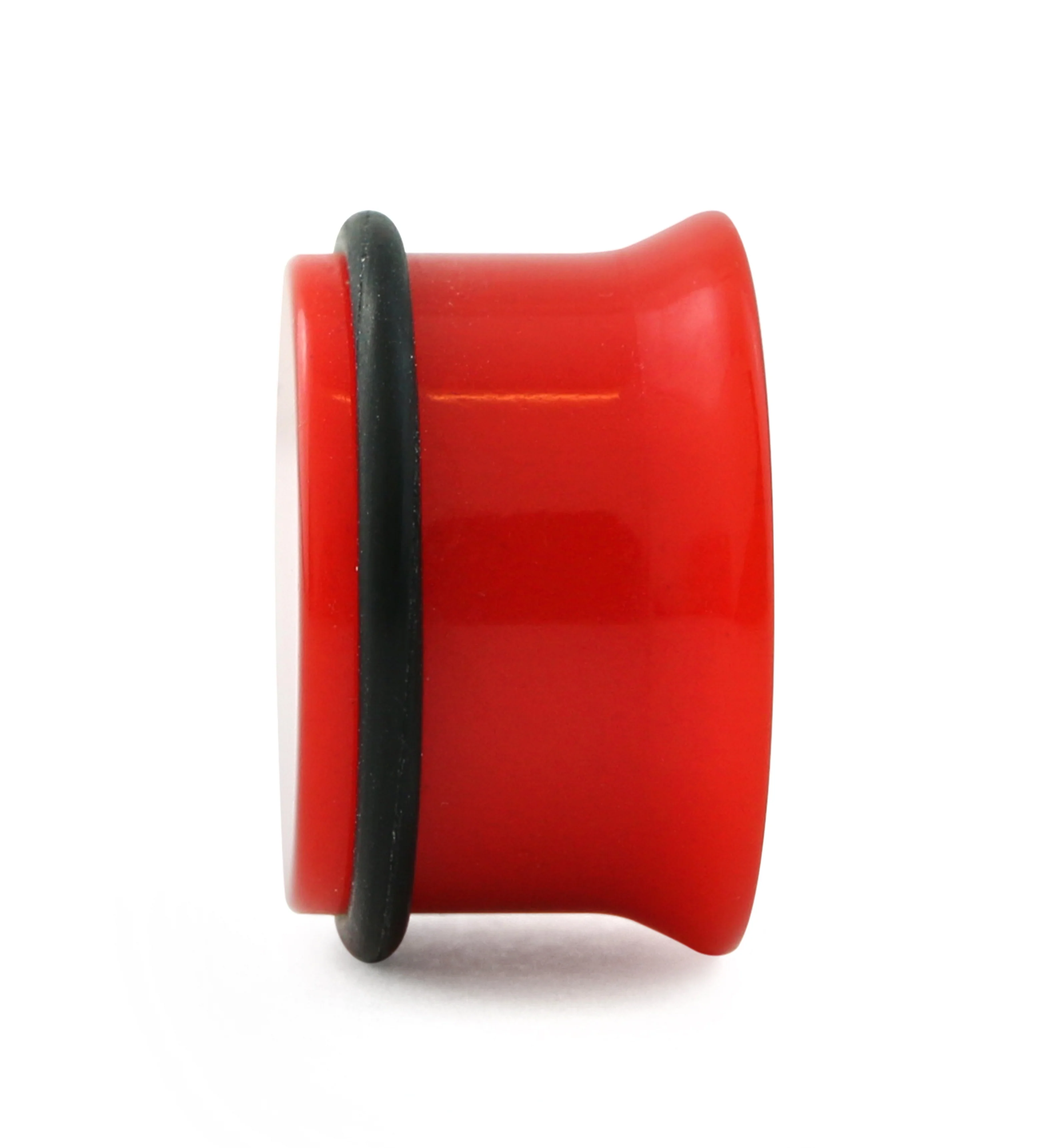Red Single Flare Acrylic Plugs - Mrs Treak