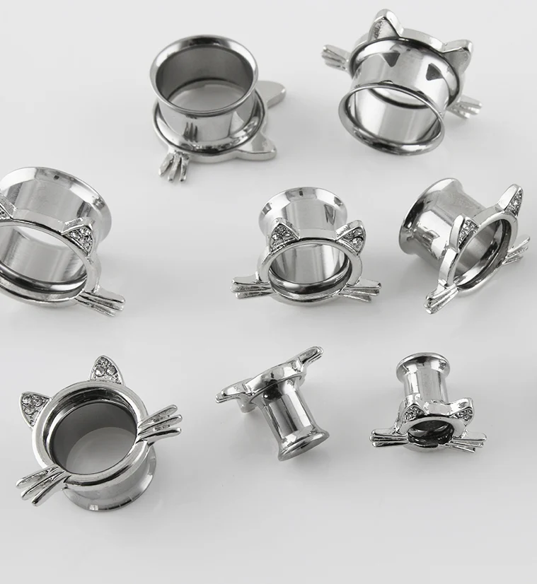 Kitty Cat Stainless Steel Tunnels - Mrs Treak