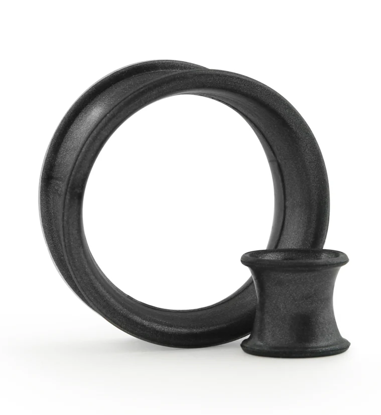 Black Metallic Silicone Ear Skins - Mrs Treak