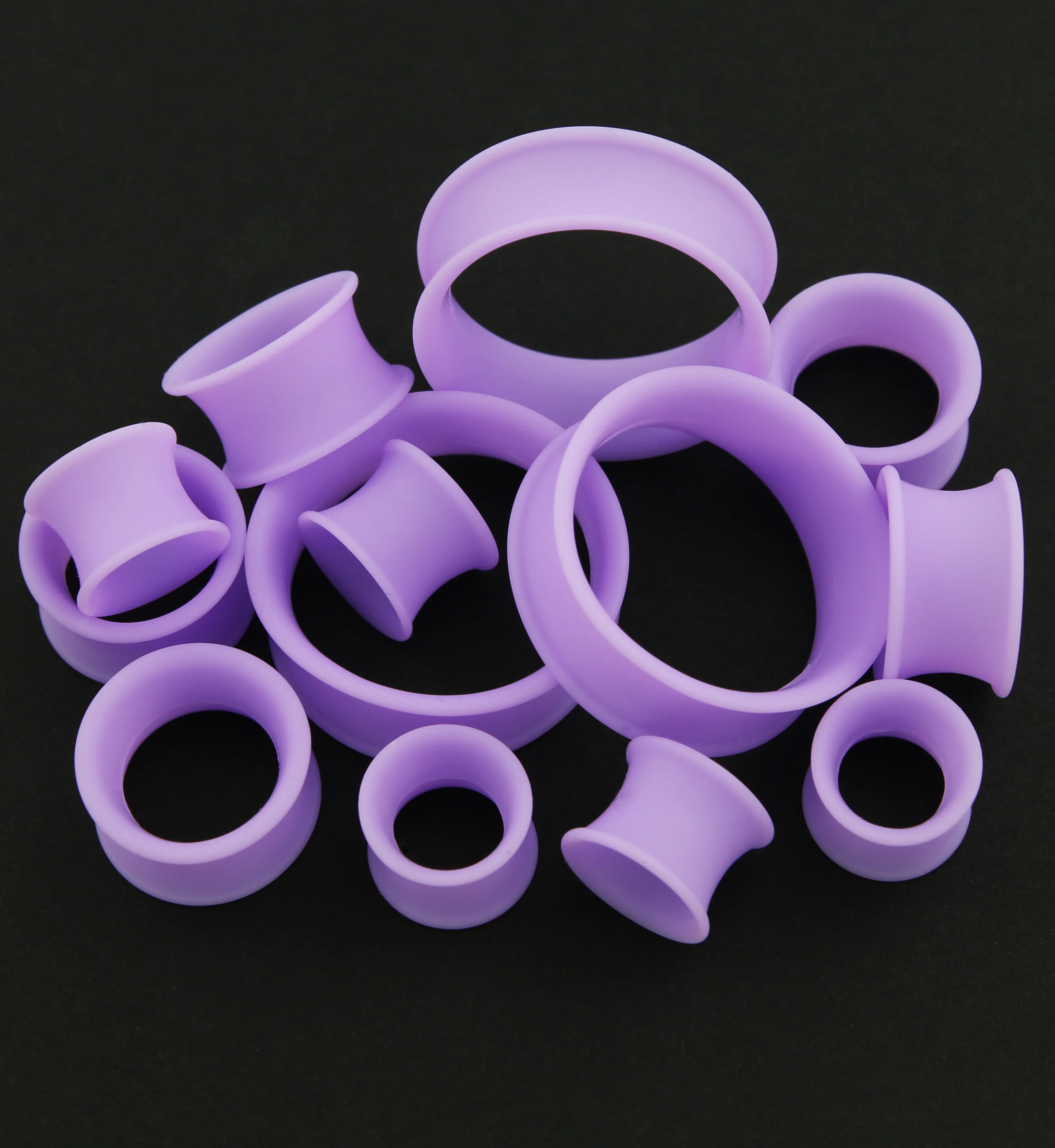 Lavender Purple Matte Silicone Ear Skins - Mrs Treak