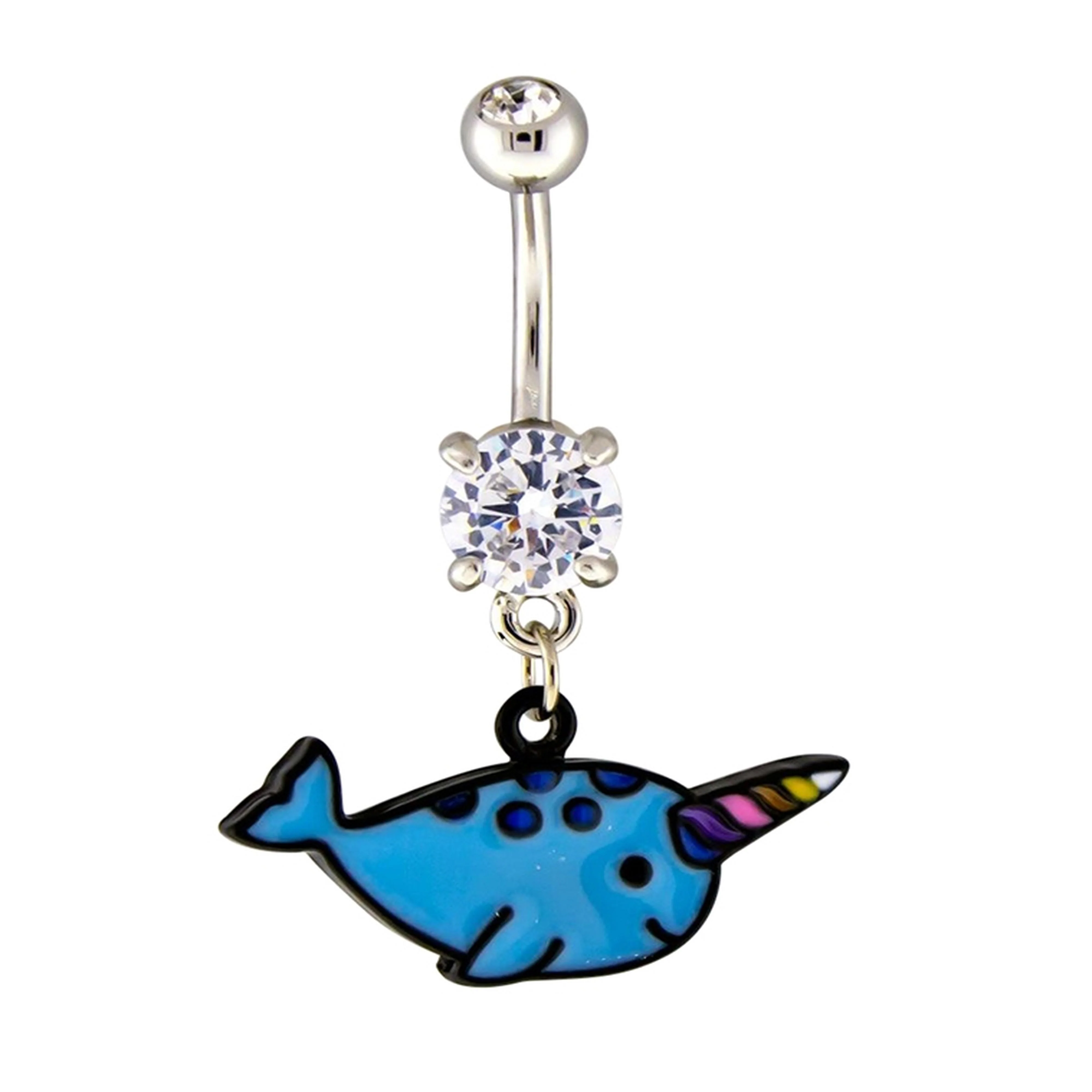 Unicorn of The Sea Belly Button Ring - Mrs Treak