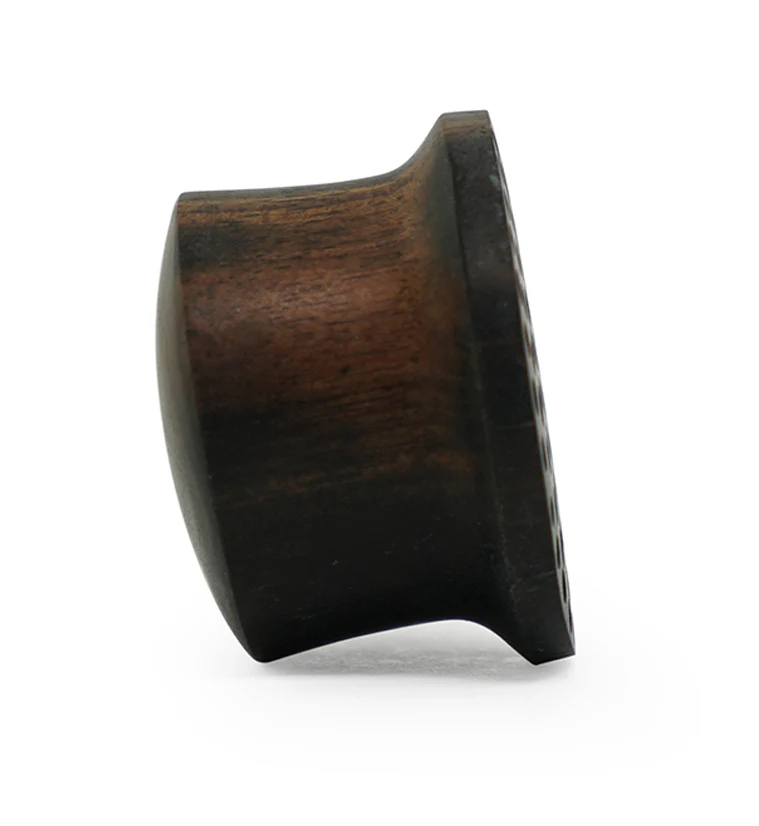 Hammered Areng Wood Mayan Flare Plugs - Mrs Treak