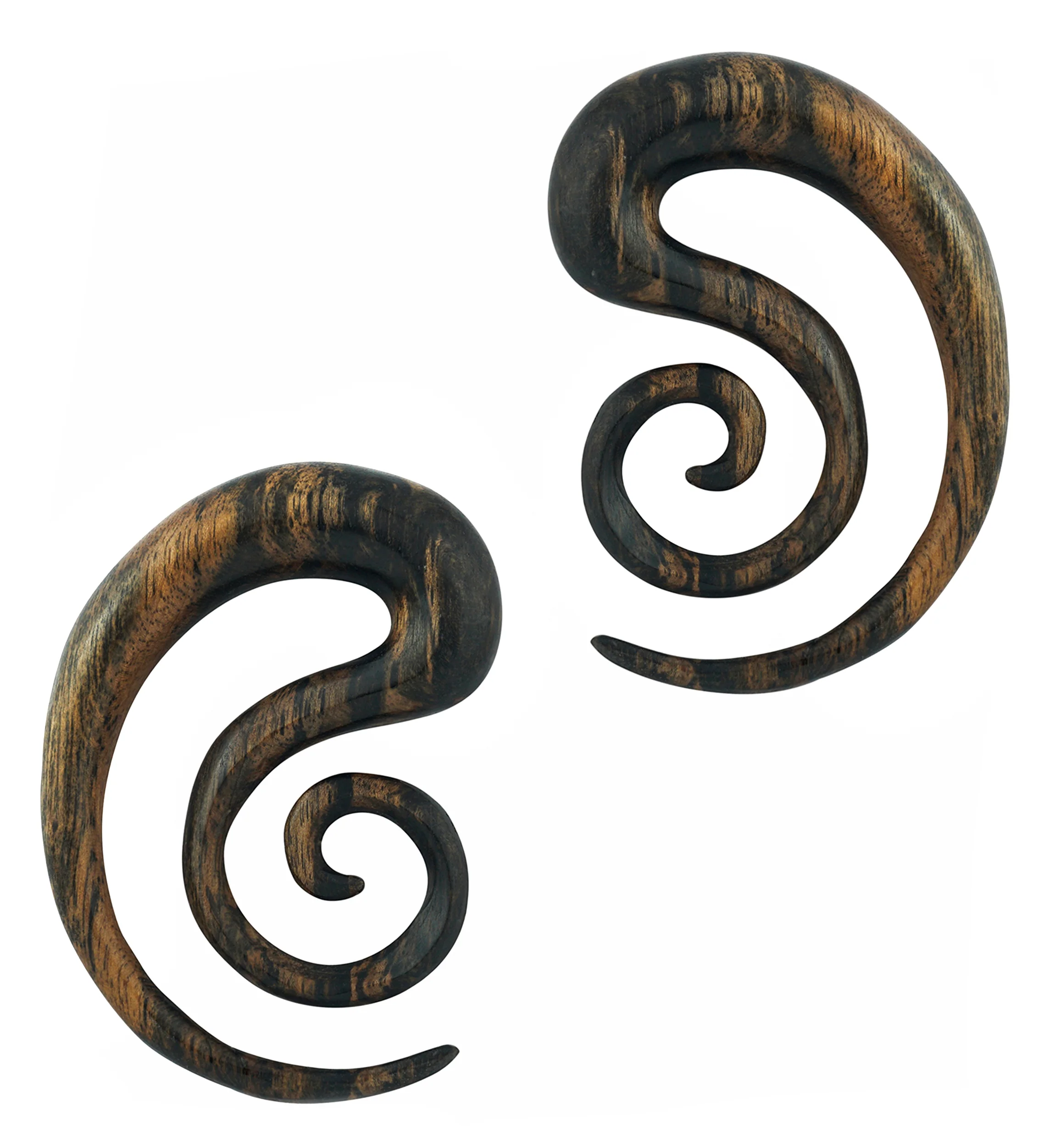 Helical Areng Wooden Spiral Hangers - Mrs Treak
