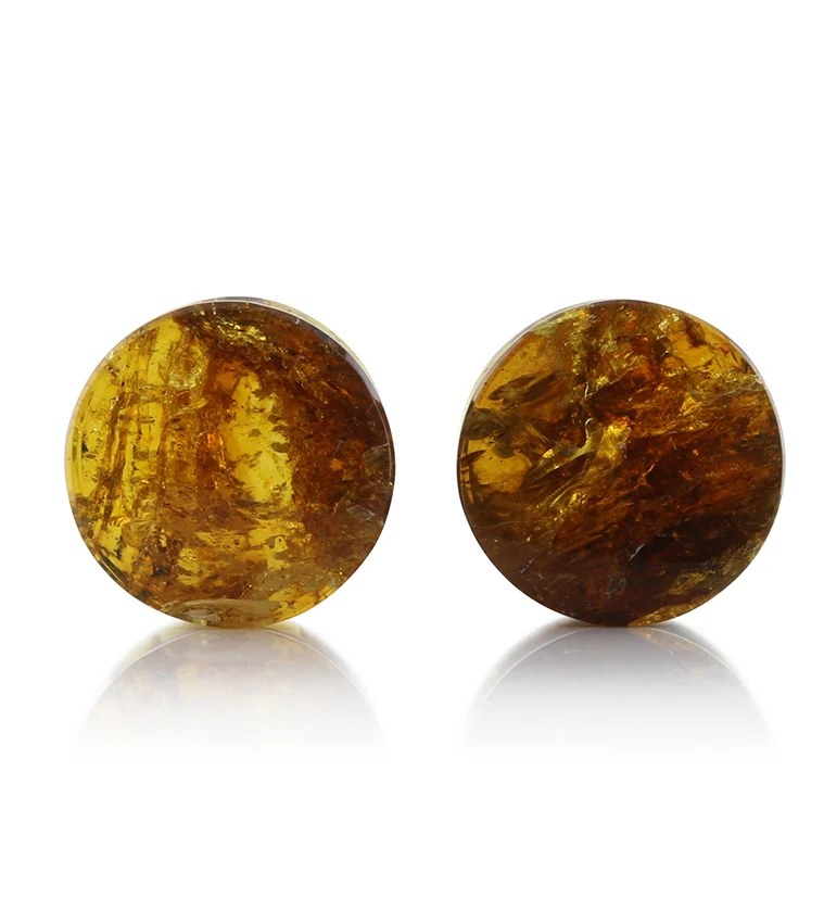 Chiapas Amber Plugs 5/8