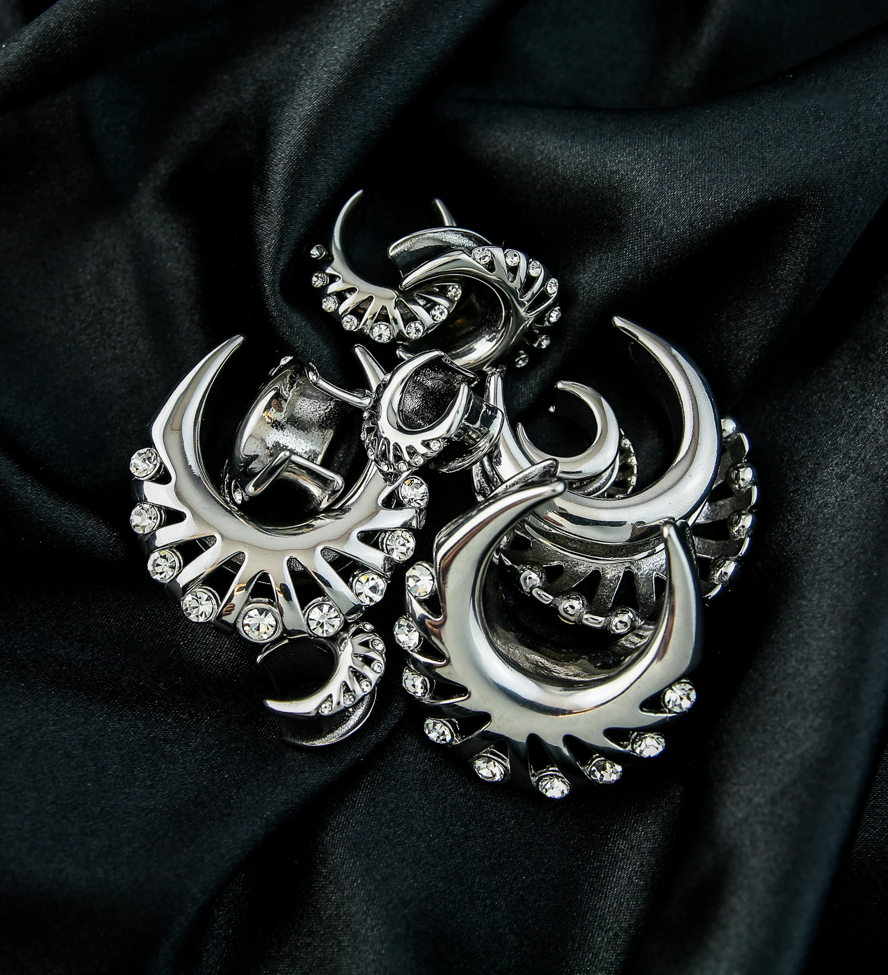 Vane Clear CZ Stainless Steel Saddles - Mrs Treak