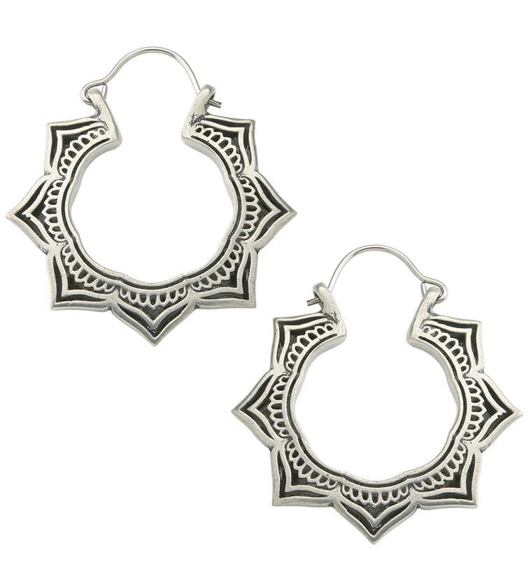 Suavity White Brass Hangers / Earrings - Mrs Treak