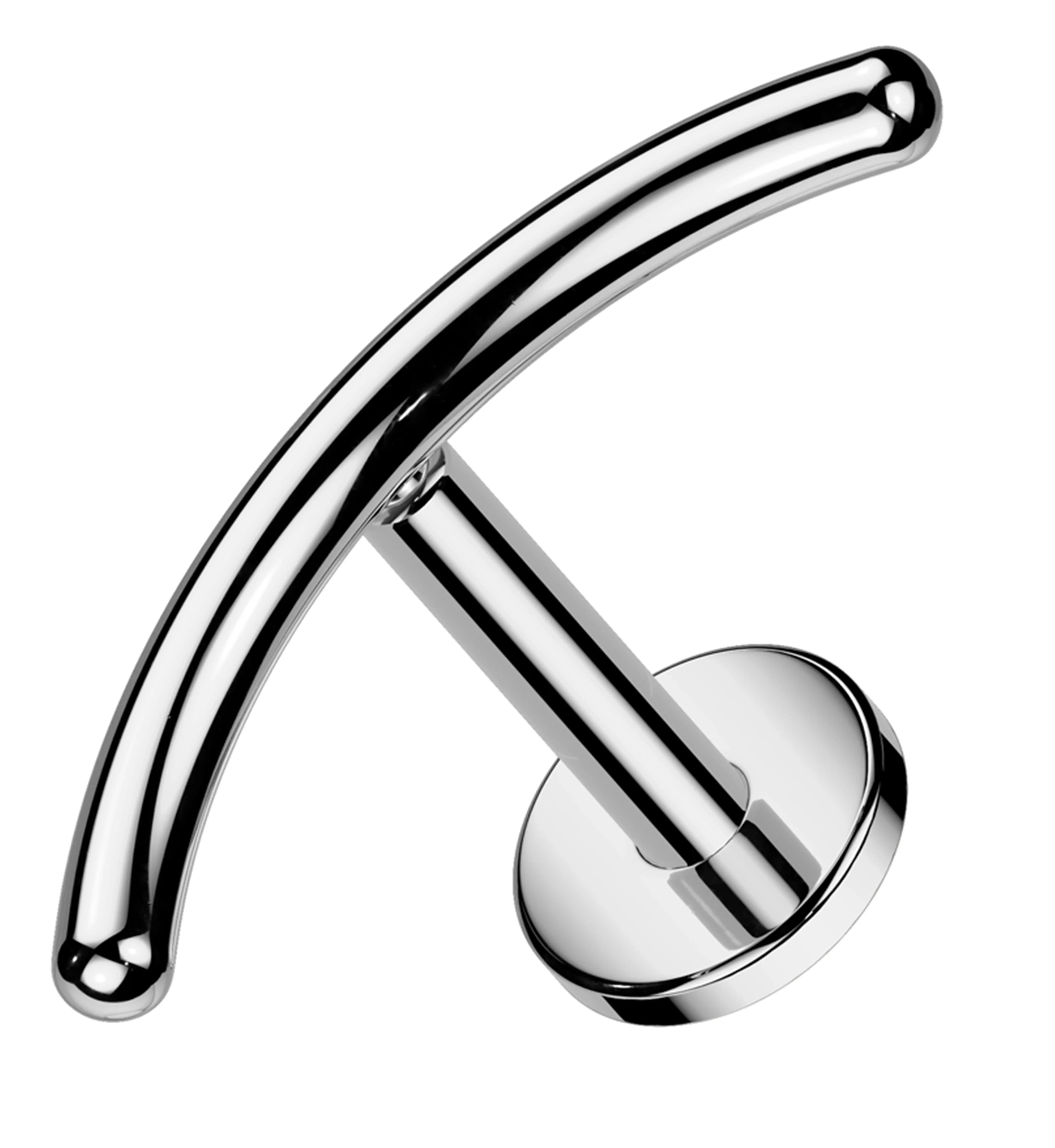 Curved Bar Titanium Internally Threaded Labret - Mrs Treak