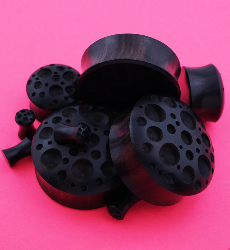 Crater Areng Wood Plugs - Mrs Treak