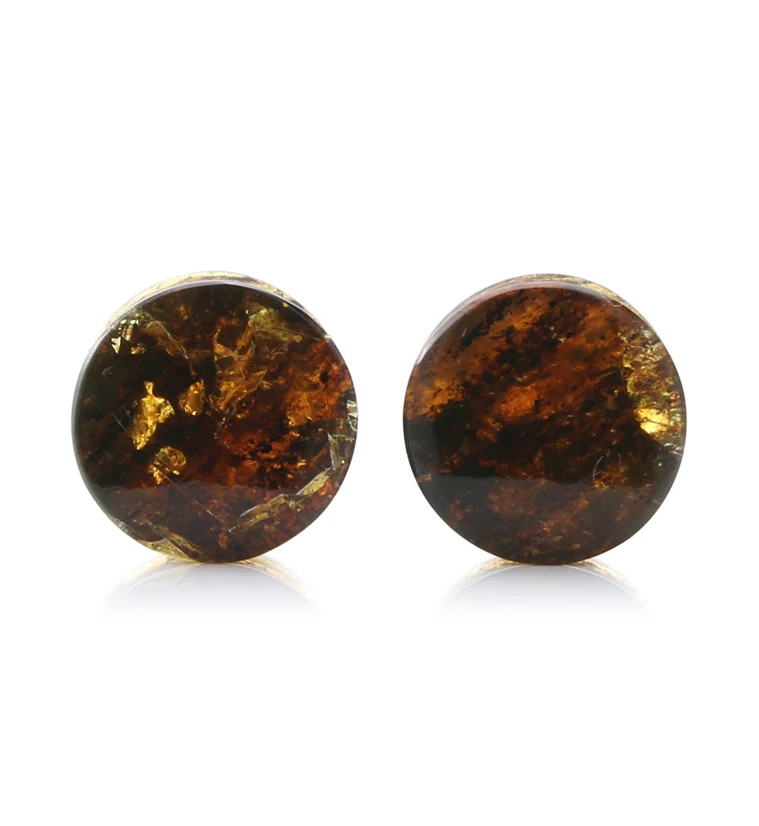 Chiapas Amber Plugs 5/8