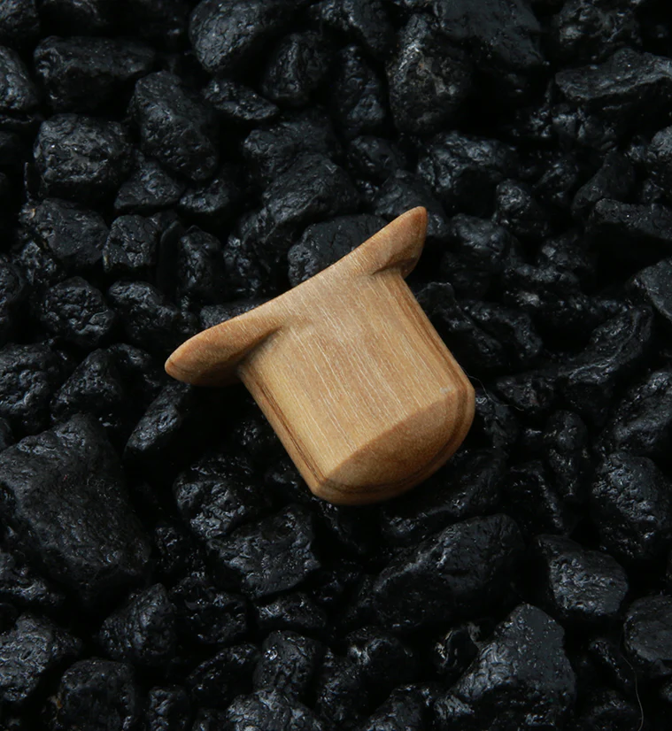Olive Wood Labret Plug - Mrs Treak