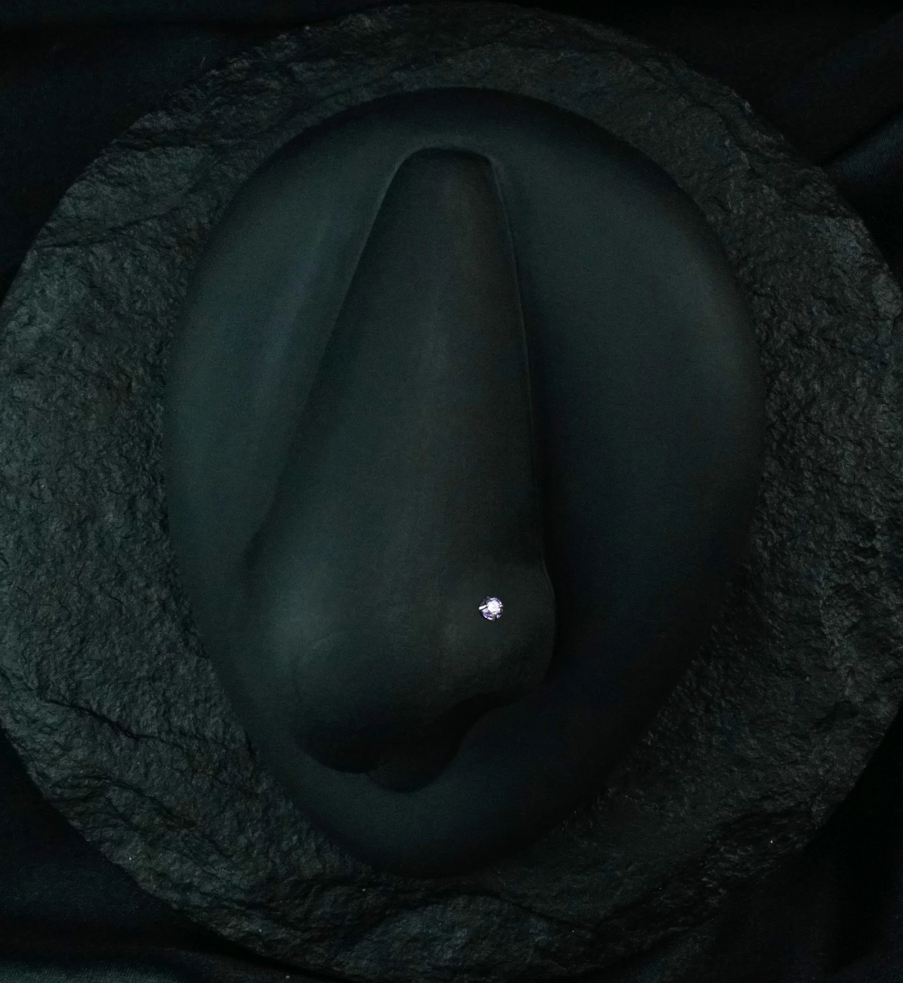 Purple CZ Titanium Nose Screw - Mrs Treak