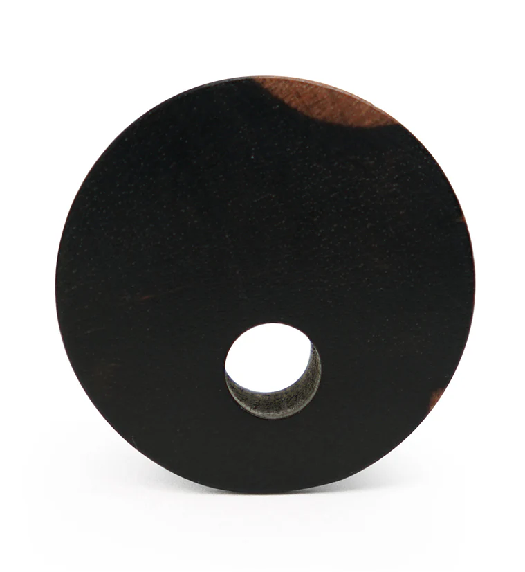 Round Void Areng Wood Plugs - Mrs Treak