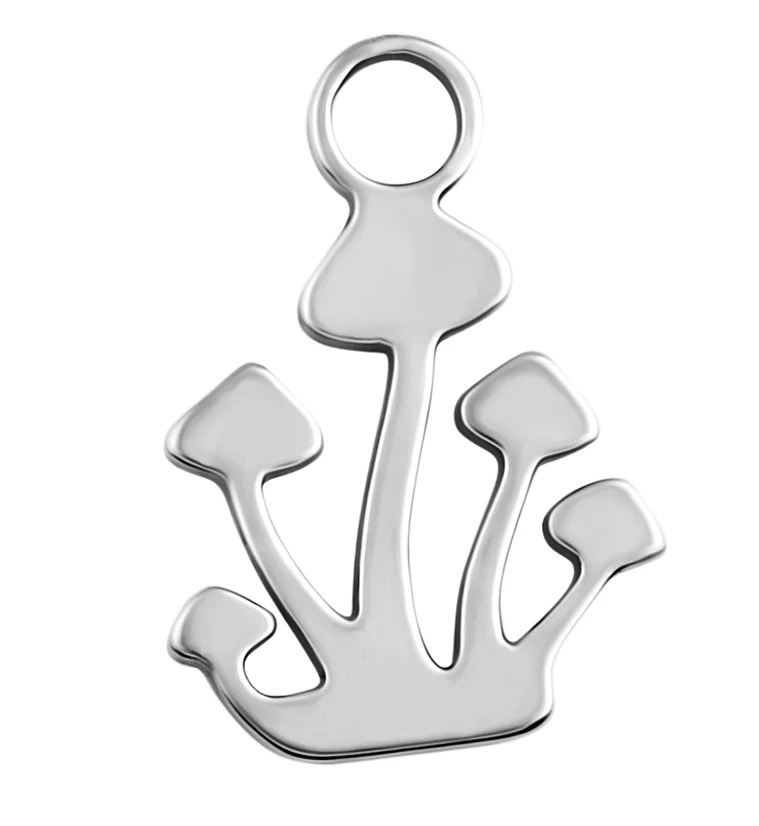 Growing Mushrooms Stainless Steel Charm - Mrs Treak