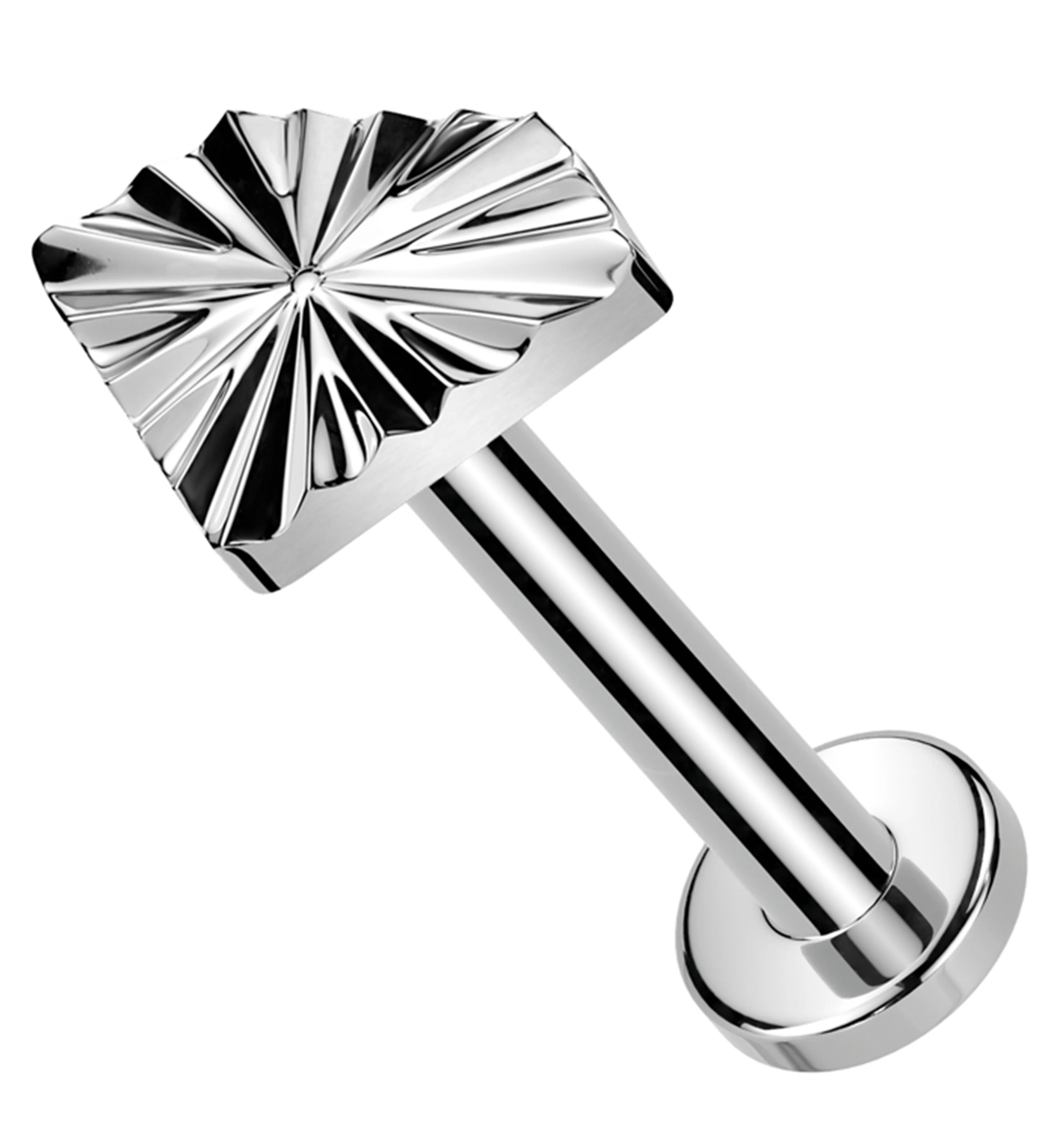 Score Diamond Titanium Threadless Labret - Mrs Treak