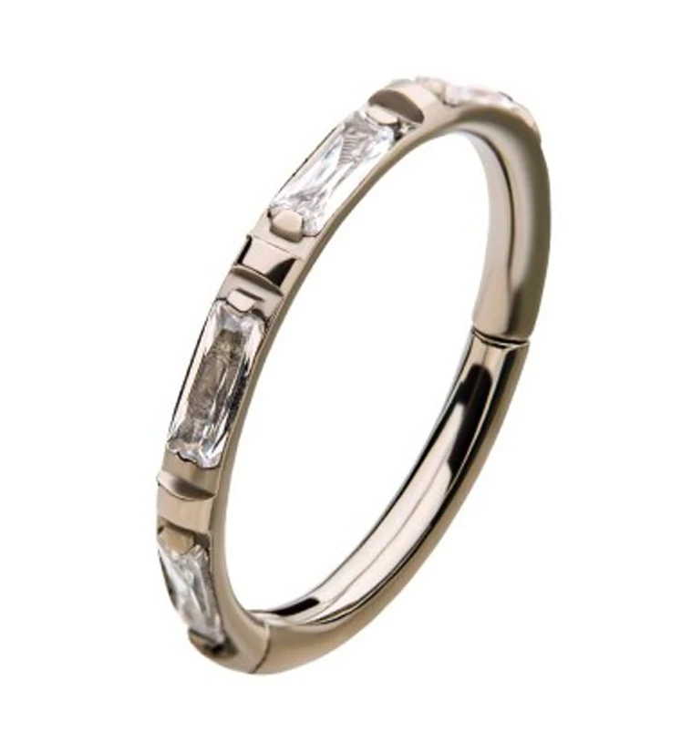 Gullion CZ Hinged Segment Ring - Mrs Treak