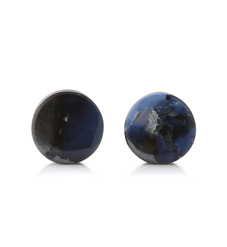 Boulder Opal Stone Plugs 00G (10mm) Version 3 - Mrs Treak