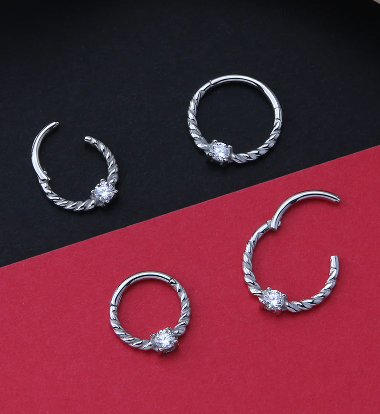 Coil Hinged Segment Ring - Mrs Treak